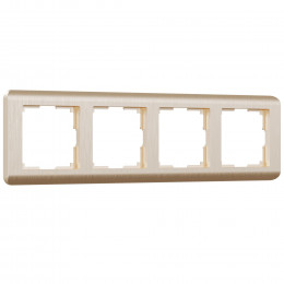 Рамка из поликарбоната на 4 поста Stream шампань