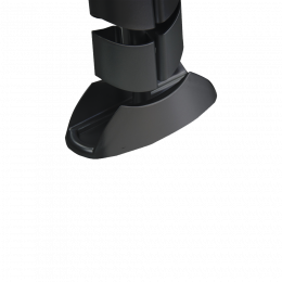 Кабель-канал вертикальный гибкий OvaleDesign, пластик, черный, длина 0.745м DSCDOAN