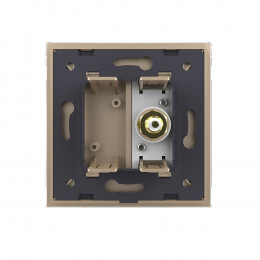 Розетка мультимедийная VIDEO RCA LIVOLO золотая VL-C791VD-13