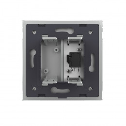 Розетка стерео аудио LIVOLO  TRS 6.3 jack серая VL-C791M1-15