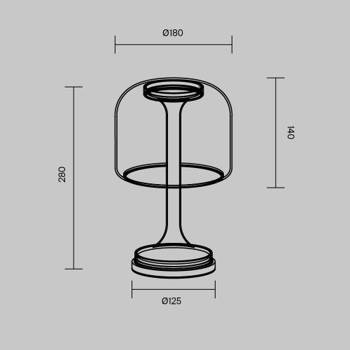 Купить Настольный светильник Spirito в rum24.ru фото: 8