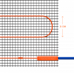 Нагревательный мат теплого пола Voltum Т200 VLT01-200-3.0