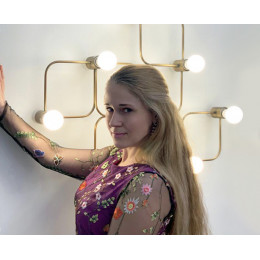 Накладная люстра ITALLINE Vega PL 6088/5 bronze