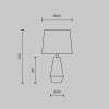 Купить Настольный светильник Calvin Table в rum24.ru фото: 7