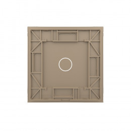 Панель для одноклавишного выключателя LIVOLO BB-C7-C1-13 золотая