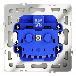 Розетка встраиваемая VOLTUM S70 с заземлением (сталь) VLS040105