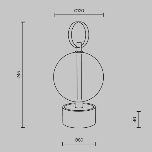 Купить Аккумуляторный светильник Double Moon в rum24.ru фото: 9