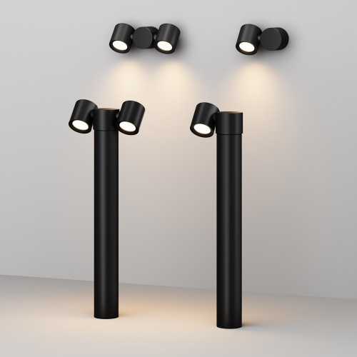 Купить Ландшафтный светильник Wall Street  50W IP54 Черный Maytoni O010FL-02B в rum24.ru фото: 4