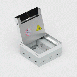 Лючок в пол 12 мод. (6 мод. 45х45 мм.) DFB12SMLVL