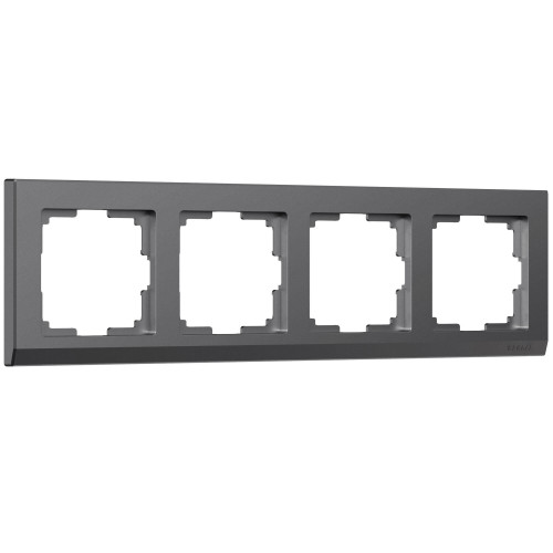 Купить Рамка из поликарбоната на 4 поста Stark графит матовый в rum24.ru