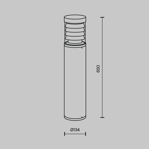 Купить Ландшафтный светильник Spir 3000 12W IP54 Графит Maytoni O439FL-L12GF3K в rum24.ru фото: 7