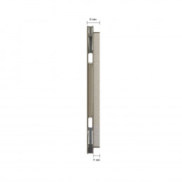 Панель для розетки и сенсорного выключателя Livolo, 2 клавиши, цвет шампань, стекло