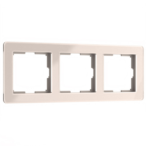 Купить Рамка из акрила на 3 поста Acrylic айвори в rum24.ru