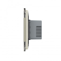 Терморегулятор пола Livolo 16А, сенсорное управление, датчик воздуха, датчик пола 5 метров, 1 пост, цвет жемчужный