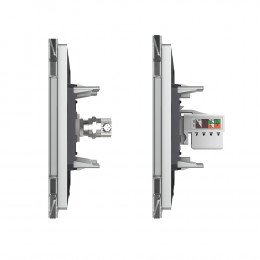 Розетка ТВ-Компьютер LIVOLO серая VL-C791VC-15