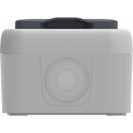 Розетка 1-я с защитной крышкой, 2К+З и шторками, накладная, цвет серый, IP55, серия W55 DIP18840