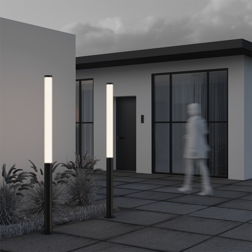 Купить Садово-парковый светильник Ginza 3000 100W IP54 Черный Maytoni O041FL-L100B3K в rum24.ru фото: 5