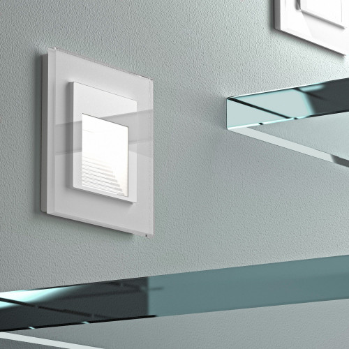 Купить Рамка из стекла на 1 пост Favorit белый в rum24.ru фото: 6