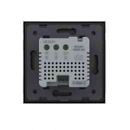 Терморегулятор пола Livolo 16А, сенсорное управление, датчик воздуха, датчик пола 5 м, Черный VL-C7FQ1-2BPS72