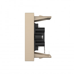 Розетка мультимедийная AUDIO RCA LIVOLO золотая BB-C7-1AD-13 (механизм)