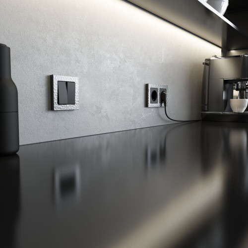 Купить Рамка из поликарбоната на 1 пост Hammer серебряный в rum24.ru фото: 3