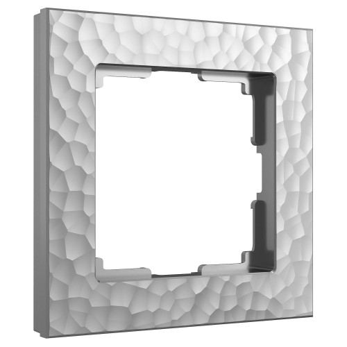 Купить Рамка из поликарбоната на 1 пост Hammer серебряный в rum24.ru