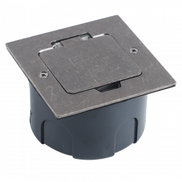 Лючок 2 мод. (1 мод. 45х45 мм.), оцинкованная сталь, IP44, (с уст. набором) DFB2MRNFA