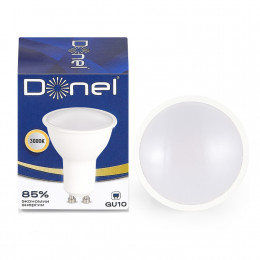 Светодиодная лампа Donel GU10 9W 3000K MR16 220-240 720Lm 60° Dim Triac DN03004W9GU10Dim