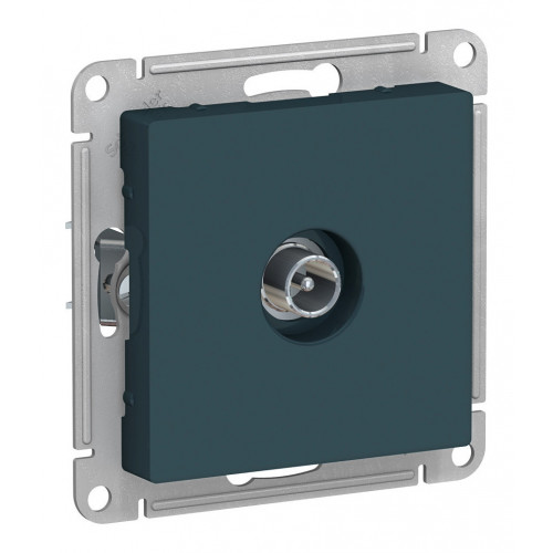 Купить TV Розетка Schneider Electric Atlasdesign Изумруд оконечная 1DB, механизм ATN000891 в rum24.ru