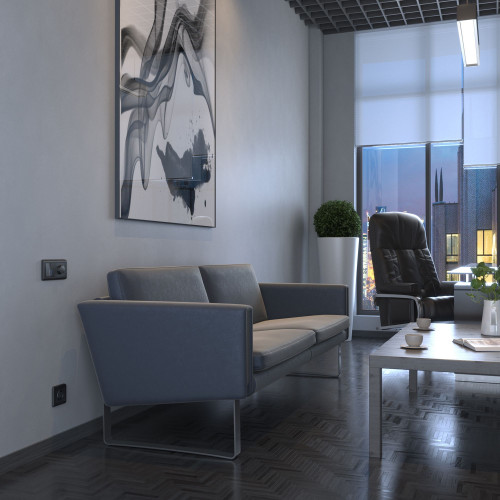 Купить Рамка из поликарбоната на 1 пост Stream графит в rum24.ru фото: 3