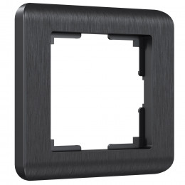 Рамка из поликарбоната на 1 пост Stream графит