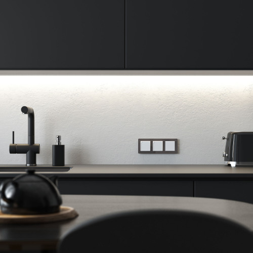 Купить Клавиша для выключателя перекрестного (белый акрил) Werkel W1119041 в rum24.ru фото: 3