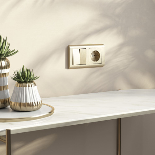 Купить Рамка из поликарбоната на 2 поста Stream шампань в rum24.ru фото: 3