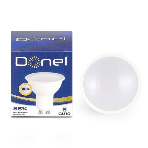 Купить Светодиодная лампа Donel GU10 7W 4000K MR16 220-240 560Lm 60° Dim Triac DN03002N7GU10Dim в rum24.ru фото: 3