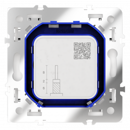 Розетка телевизионнная встраиваемая VOLTUM S70 оконечная TV+SAT, (белый матовый) VLS060402