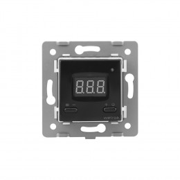 Терморегулятор Welrok AZ Wi-Fi для рамки LIVOLO с электронным управлением, датчик пола 3 м, цвет черный (механизм)