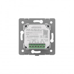 Терморегулятор Welrok AZ Wi-Fi для рамки LIVOLO с электронным управлением, датчик пола 3 м, цвет черный (механизм)