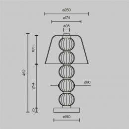 Настольный светильник Amulet