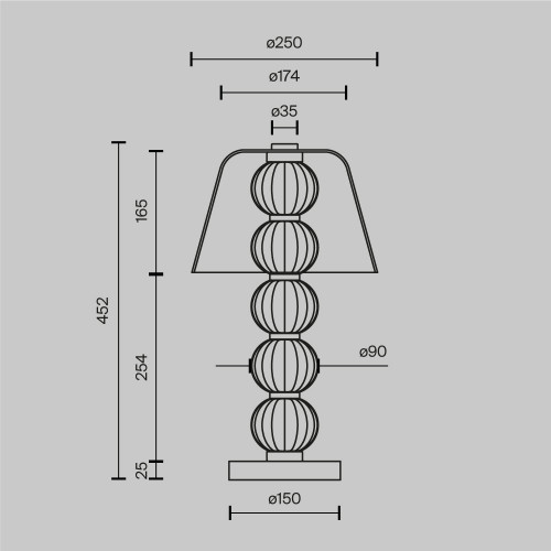 Купить Настольный светильник Amulet в rum24.ru фото: 5