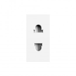 Розетка с защитными шторками LIVOLO белая C7-C1A-11 (механизм)