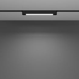 Трековый поворотный светильник Basis Rot Maytoni 10 Вт 3000К 35 см черный TR104-1-10W3K-B