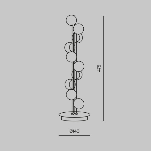 Купить Настольный светильник Tessara в rum24.ru фото: 7