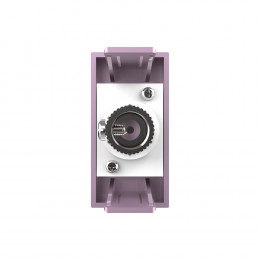 Розетка телевизионная Livolo, ТВ-розетка, цвет розовый (механизм)