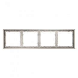 Рамка пластиковая VOLTUM S70 на 4 поста, (кашемир) VLS100403