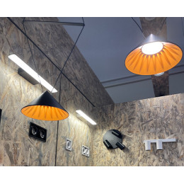 Подвесной светильник ITALLINE IT03-1429 black/orange