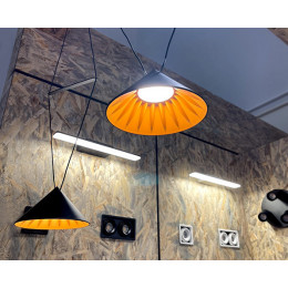 Подвесной светильник ITALLINE IT03-1429 black/orange