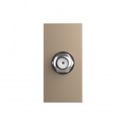 Спутниковая SAT-розетка LIVOLO золотая BB-C7-1ST-13 (механизм)