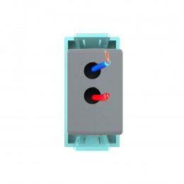 Розетка USB с блоком питания 2.1А 5В Livolo, цвет зеленый (механизм)