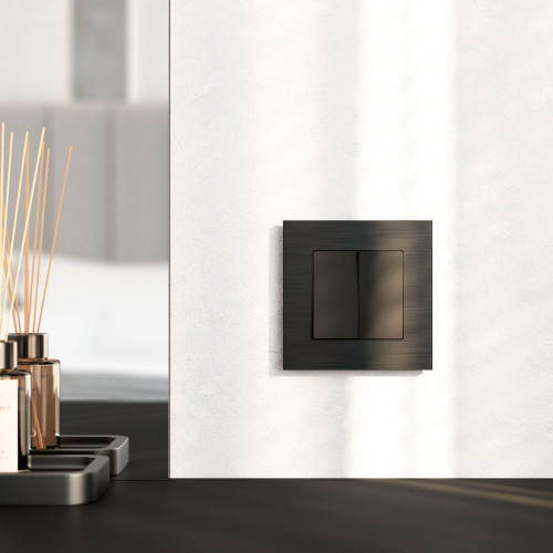 Купить Рамка из металла на 1 пост АluMax черный алюминий в rum24.ru фото: 2