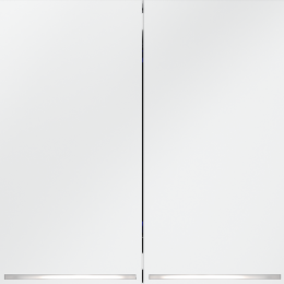 Выключатель встраиваемый VOLTUM S70 двухклавишный с подсветкой (белый матовый) VLS020202